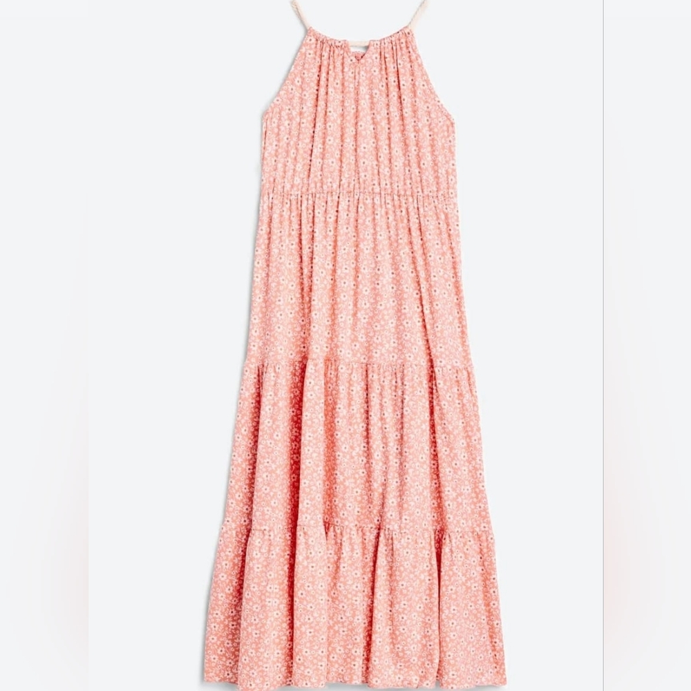 CHENAULT GIRL Phyllis Rope Strap Brushed Maxi Dress